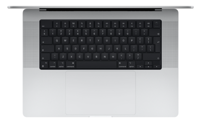 Apple MacBook Pro 16 tum, M1 Pro 10-Core CPU 16-Core GPU, 16 GB minne, 1 TB SSD - Silver#2