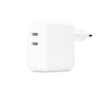 Apple 35W USB-C strömadapter med två portar#1