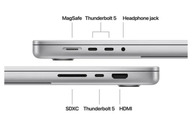 Apple MacBook Pro 16 tum, M4 Max 16-Core CPU 40-Core GPU, 48 GB minne, 1 TB SSD - Silver#3