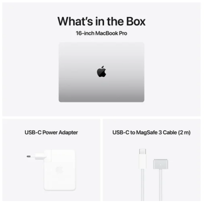 Apple MacBook Pro 16 tum, M4 Max 16-Core CPU 40-Core GPU, 48 GB minne, 1 TB SSD - Silver#4