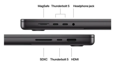 Apple MacBook Pro 16 tum, M4 Pro 14-Core CPU 20-Core GPU, 48 GB minne, 512 GB SSD - Rymdsvart#3