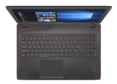 Asus FX553VD-DM199T, 15.6" Full HD matt, Intel Core i5-7300HQ, 8 GB, 256 GB SSD, GeForce GTX1050, WiFi 5, Bluetooth, kamera, bakbelyst tangentbord, Win10, DEMOEX#6