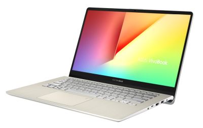 Asus VivoBook S430FA-EB008T, 14" Full HD IPS matt, Intel Core i5-8265U, 8 GB, 256 GB SSD, WiFi 5, bakbelyst tangentbord, Win10 - Icicle Gold