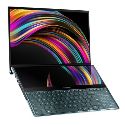 Asus Zenbook Pro Duo UX581LV-H2003R, 15.6" Full HD touch, Intel Core i7-10510U, 16 GB, 1 TB PCIe SSD, GeForce RTX2060, WiFi 6, bakbelyst tangentbord, ScreenPad+, Win10 Pro#1