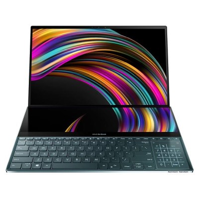 Asus Zenbook Pro Duo UX581LV-H2003R, 15.6" Full HD touch, Intel Core i7-10510U, 16 GB, 1 TB PCIe SSD, GeForce RTX2060, WiFi 6, bakbelyst tangentbord, ScreenPad+, Win10 Pro#2
