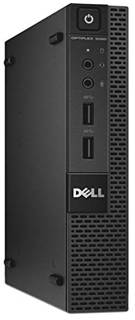 Dell Optiplex 3050 Micro MFF, Intel Core i5-7500, 8 GB, 256 GB SSD, Win10 Pro, Refurbished Grade A