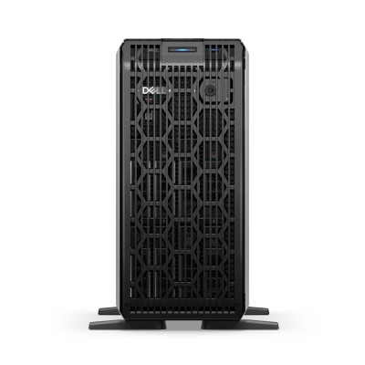Dell PowerEdge T360, Intel Xeon E-2414 4-Core, 16 GB RAM, 480 GB SSD, 8x3.5" Hot-Swap, PERC H355, 3 års på-platsen-garanti NBD#1