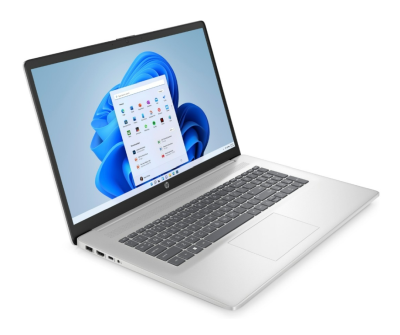 HP Laptop 17-cp2428no, 17.3" HD+ matt, AMD Ryzen 3 7320U, 8 GB, 256 GB PCIe SSD, WiFi 5, Win11