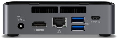 Intel BOXNUC7i3BNK NUC, Core i3-7100U, HD Graphics 620, DDR4 SO-DIMM, M.2, HDMI, MicroSD, USB-C 3.1 Gen2, WLAN-ac, Bluetooth#2
