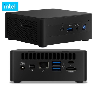 Intel NUC 11 RNUC11PAHI30000, Intel Core i3-1115G4, 2xDDR4 SO-DIMM, 1xM.2 + SATA 2.5", WiFi 6, Bluetooth