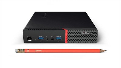 Lenovo ThinkCentre M715q Tiny, AMD Ryzen 5 Pro 2400GE, 8 GB, 256 GB SSD, WiFi 5, Bluetooth, Win10 Pro, inkl. mus och tangentbord#1