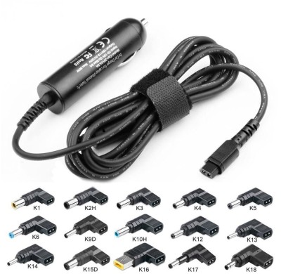 DC-adapter MicroBattery Universal Car Charger 14,5-20V, biladapter 90W/12V, cigg-uttag, 14 pluggar