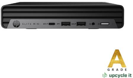 HP ProDesk 600 G9 Mini, Intel Core i5-12500T, 16 GB, 256 GB SSD, Win11 Pro, Refurbished Grade A, 2 års garanti