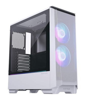 Phanteks Eclipse P360A Tempered Glass, ATX, D-RGB - Glacier White#1