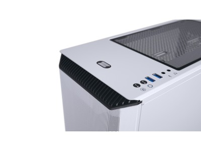 Phanteks Eclipse P360A Tempered Glass, ATX, D-RGB - Glacier White#3