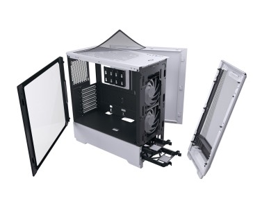 Phanteks Eclipse P360A Tempered Glass, ATX, D-RGB - Glacier White#6