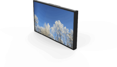 HI-ND Wall Casing PROTECT till Samsung QB50B/QM50B, landskap - Svart
