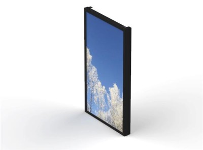 HI-ND Wall Casing PROTECT till Samsung QB50B/QM50B, porträtt - Svart
