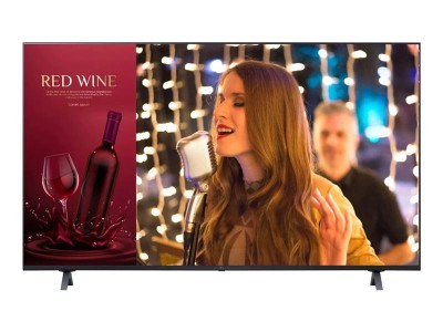 50" LG 50UR640S9ZD, IPS 4K/3840x2160, högtalare, LAN/WiFi 5/Bluetooth, WebOS, TV-tuner, Hotel Mode
