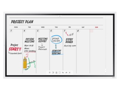 65" Samsung Flip 2.0 WM65R, UHD/3840x2160 touch, 4000:1, Tizen 5.0, HDMI/USB/WiFi/NFC#1