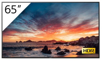 65" Sony BRAVIA FWD-65X80H/T, 4K/UHD, HDR10, Android, HTML5, högtalare, WiFi, TV-tuner, 18/7-drift