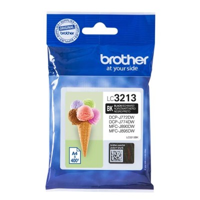 Brother LC3213BK Svart, High Capacity 400 sidor