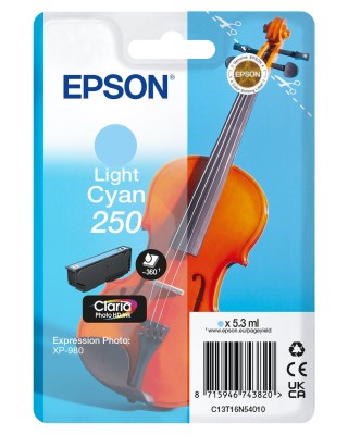 Epson 250 Ljus Cyan, 5,3ml