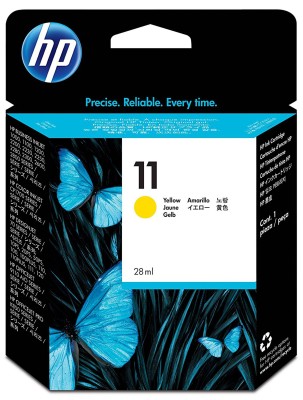 HP 11 Gul (C4838AE), 28 ml, Business Inkjet 1200/2000/2250/2600