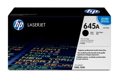HP 645A Svart, Color LaserJet 5500/5550, 13000 sidor