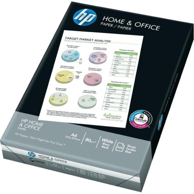 HP Home and Office Paper A4, 500 ark, papper 80g/m2, ohålat