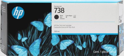 HP 738 Svart, 300 ml