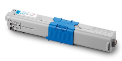 OKI C310/C330/C510/C530/C531, 2000 sidor, Cyan