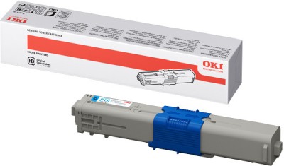 OKI C510/C530/C531, 5000 sidor, Cyan
