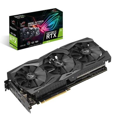 Asus GeForce RTX 2070 ROG STRIX Gaming OC 8 GB GDDR6, HDMI/3xDP, Aura Sync RGB