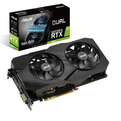 Asus GeForce RTX 2060 DUAL ADVANCED EVO 6 GB GDDR6, DVI/2xHDMI/DP