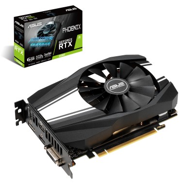 Asus GeForce RTX 2060 PHOENIX 6 GB GDDR6, DVI/2xHDMI 2.0/DP