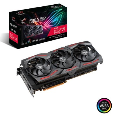 Asus Radeon RX 5600 XT ROG Strix TOP Gaming 6 GB GDDR6, HDMI/3xDP, Aura RGB#1