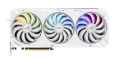 Asus GeForce RTX 3090 ROG STRIX OC GAMING WHITE EDITION 24 GB GDDR6X, 2xHDMI/3xDP, Aura Sync RGB