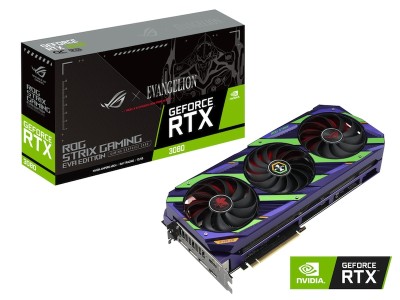 Asus GeForce RTX 3080 ROG STRIX OC Evangelion 12 GB GDDR6X, 2xHDMI/3xDP, Aura Sync RGB#1