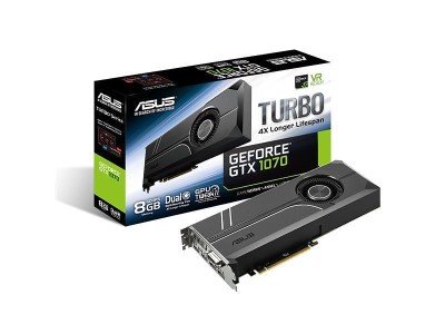 Asus GeForce GTX 1070 TURBO 8 GB GDDR5, DVI/HDMI/3xDP