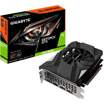 Gigabyte GeForce GTX 1660 SUPER MINI ITX OC 6 GB GDDR6, HDMI/3xDP