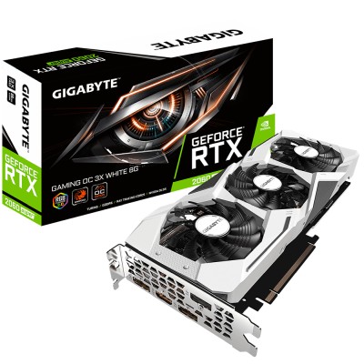Gigabyte GeForce RTX 2060 SUPER GAMING OC 3X WHITE 8 GB GDDR6, HDMI/3xDP, RGB Fusion 2.0