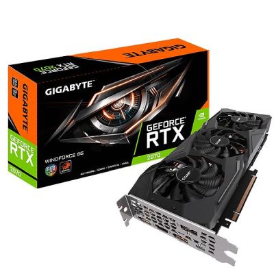 Gigabyte GeForce RTX 2070 WindForce 8 GB GDDR6, HDMI/3xDP/USB-C