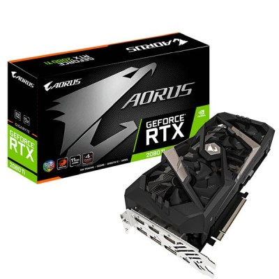 Gigabyte GeForce RTX 2080Ti AORUS 11 GB GDDR6, HDMI/3xDP/USB-C