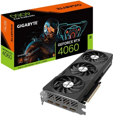 Gigabyte GeForce RTX 4060 Gaming OC 8 GB GDDR6, 2xHDMI/2xDP, RGB Fusion
