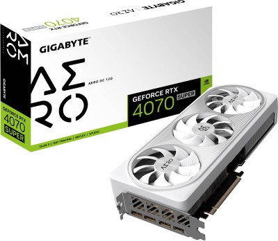 Gigabyte GeForce RTX 4070 Super Aero OC 12 GB GDDR6X, HDMI/3xDP