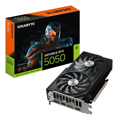 Gigabyte GeForce RTX 5050 WINDFORCE V2 OC 8 GB GDDR6, 2xHDMI/2xDP#1