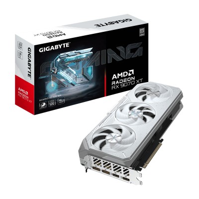 Gigabyte Radeon RX 9070 XT Gaming OC ICE 16 GB GDDR6, 2xHDMI/2xDP, RGB Lighting