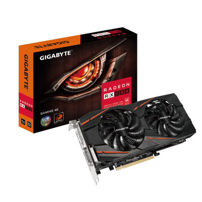 Gigabyte AMD RX 580 Gaming 8 GB GDDR5 DVI/HDMI/3xDP, Windforce 2X