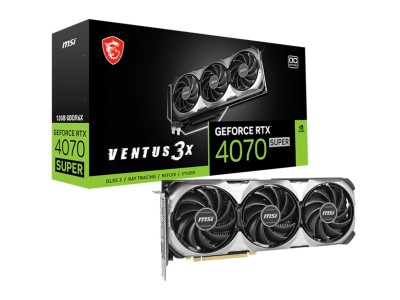 MSI GeForce RTX 4070 Super Ventus 3X OC 12 GB GDDR6X, HDMI/3xDP#1